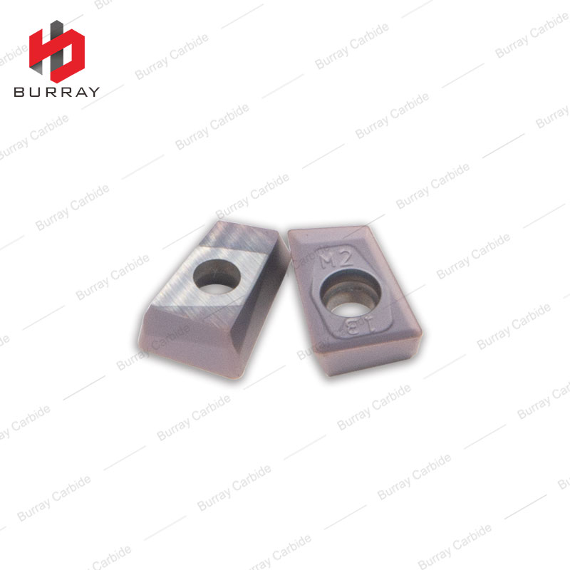 High Performance QOMT1342R-M2 CNC Carbide Milling Insert for Rotary Cutters