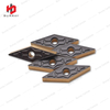 CNC Lathe Cutting Tool VNMG160404-TM Tungsten Carbide Turning Inserts With Bi-color CVD Coating