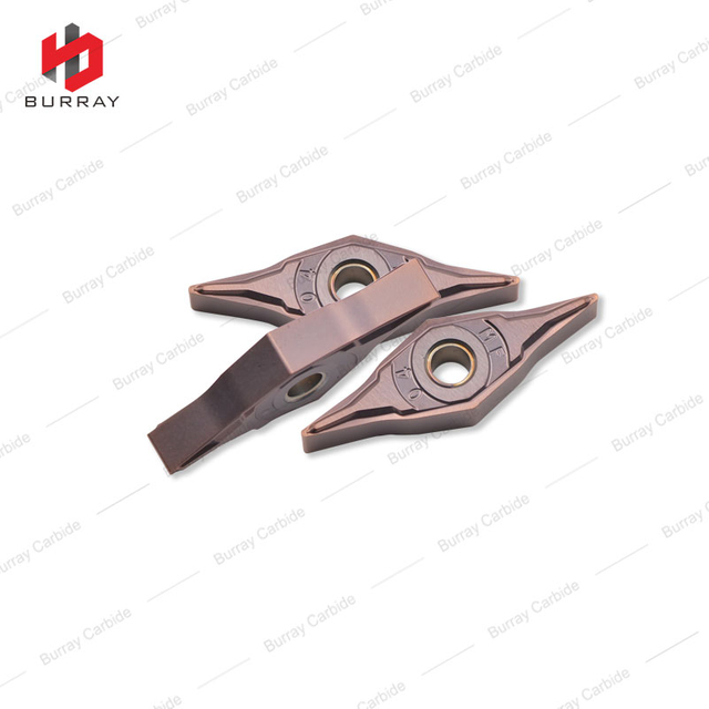 VNMG160404-MF Carbide External Turning Insert CNC Lathe Tool with PVD Coating for P/M/S
