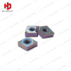 CNMG Rhombic Carbide Inserts CNMG120404-N with Color PVD Coating for High Hardness carbide insert Materials