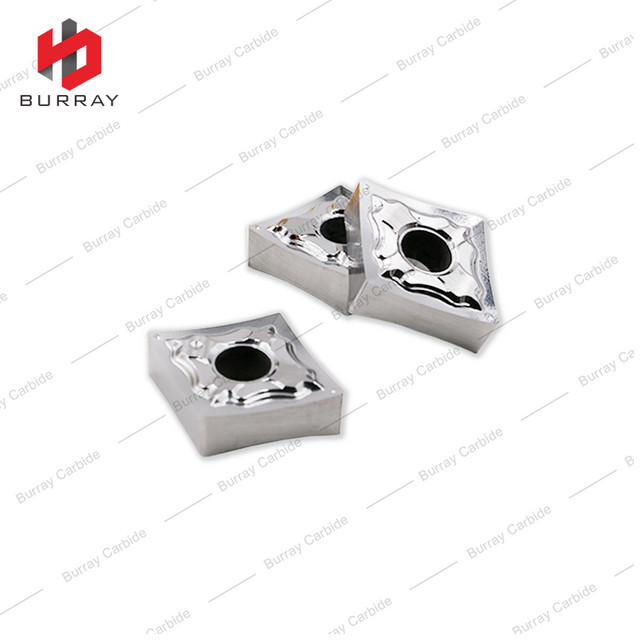 Rhombic CNC Turning Tool CNMG120404-LH with CVD Coated Turning Insert for Aluminum Machining
