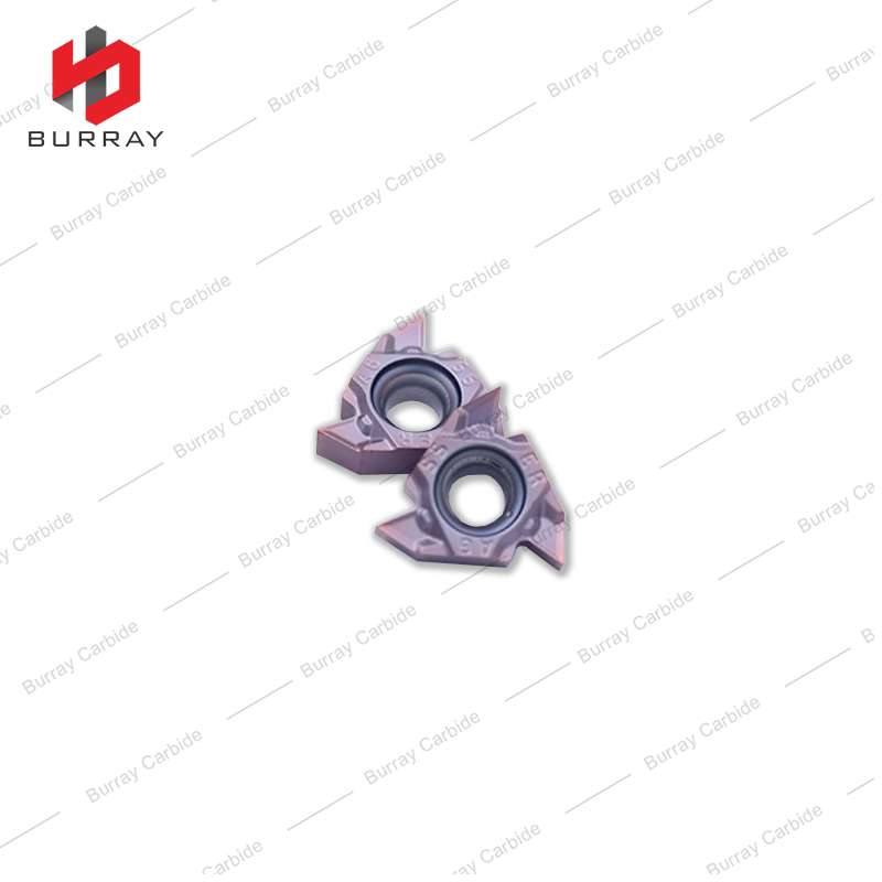 55°degree British Standard Universal External Threading Insert 16ERAG55-TLZ PVD Coated for Machining Stainless Steel and Steel