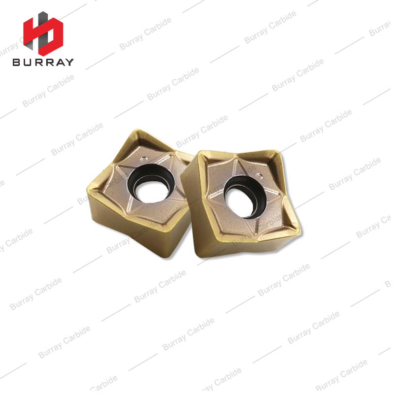 Double-sided 90° 8-flute Roughing Carbide Inserts CNC Face Mill SNMU130508EN High-feed Indexable Milling Inserts