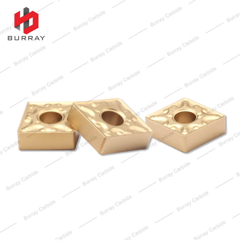 CNC Cutting Tools Carbide Turning Inserts CNMG120408-MA for Steel and Stainless Steel with Gold CVD Coating