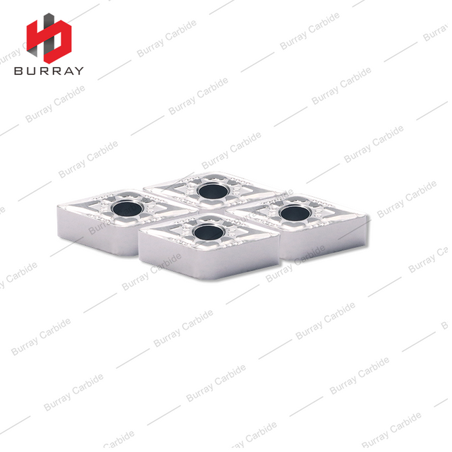 DNMG Diamond Shaped CNC Turning Inserts for Copper and Aluminum DNMG150608-WT External Internal Hole Inserts with PVD Coating