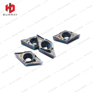 Carbide Turning Insert DCGT High Precision Carbide Turning Tools DCGT070204-CL for Colorful Titanium Alloy Quenched Steel