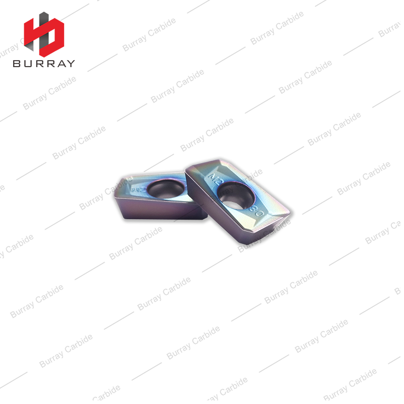 Colorful PVD Coating Apmt Carbide Milling Inserts APMT1604-M2 for Quenched Steel and High Hardness Stainless Steel