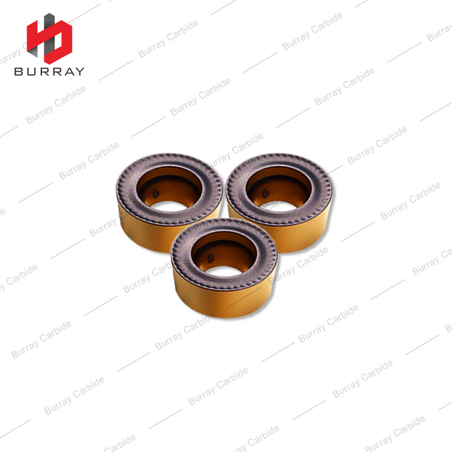 CNC Round Inserts RCMT1204MO Milling Inserts with CVD Coating for Steel and Stainless Steel