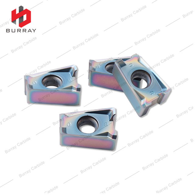 Tungsten Carbide Inserts LNMU High Feed Shoulder Milling Insert LNMU15T608SGE Machining for Hardened Steel and Superalloys