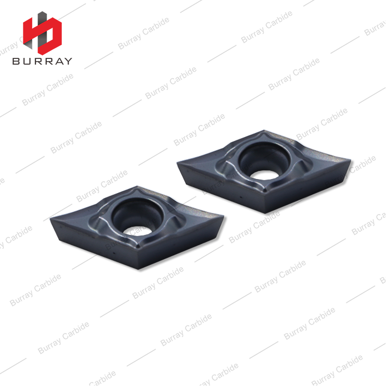 Rhombic CNC Turning Insert for Swiss-type Lathe Internal Bore Finishing for Steel and Stainless Steel DCGT070201-CL
