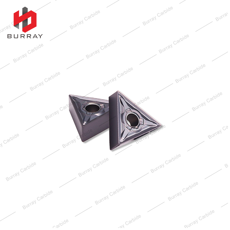 CNC Triangular Turning Tools Tungsten Carbide External Turning Insert TNMG160402/04/08 MS/65 with PVD Coating