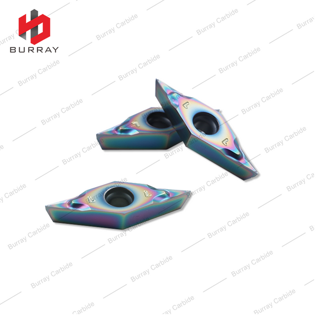 CNC Cutting Tool VCGT Carbide Turning Inserts VCGT110301-CL with PVD Coating for Machining Hardened Steel Materials