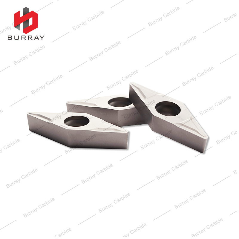 35° Rhombic VBMT160408-PF CNC Turning Inserts Carbide Lathe Cutting Tools for Machining