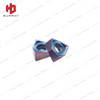 WNMU080608 Indexable Milling Insert 90 Degree Double-Sided Hexagonal for Heavy Cutting High Feed Machining with PVD Coated for Quenching Steel and Stainless Steel and High-Hardness Materials