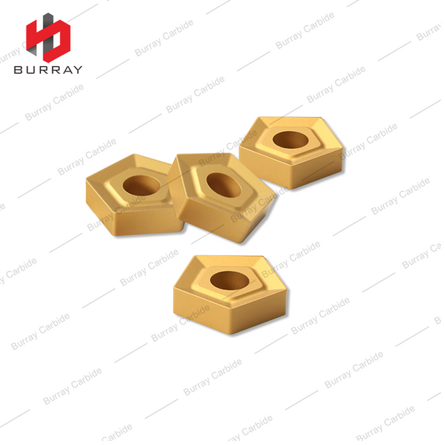 PNMM110408 Tungsten Carbide Cutting Tools for 5 Flute End Mill with CVD Coated for Rough Machining of Heat-Resistant Steel