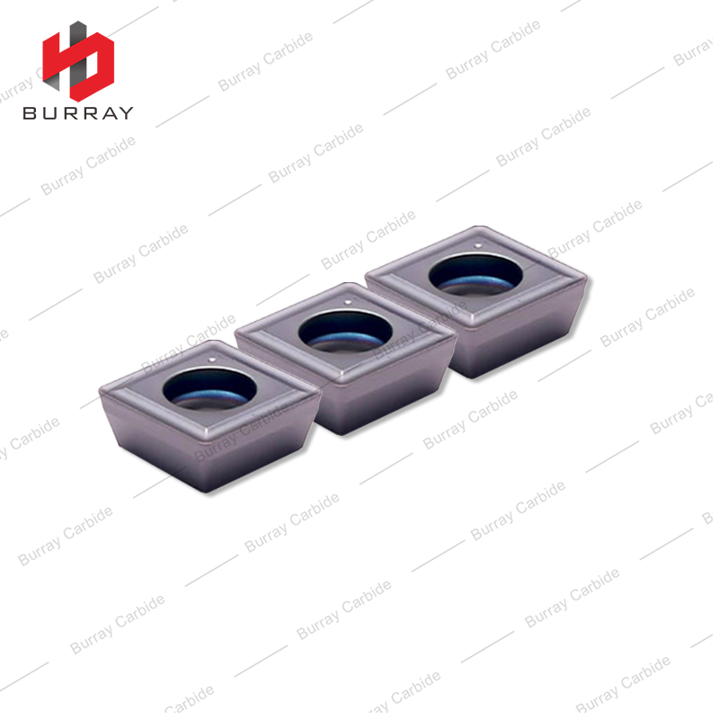 Tungsten Carbide Insert Shallow Hole Drill SPMG Carbide Inserts Cnc Drill Bits SPMG110408-DG with PVD Coated for Steel and Stainless Steel Materials