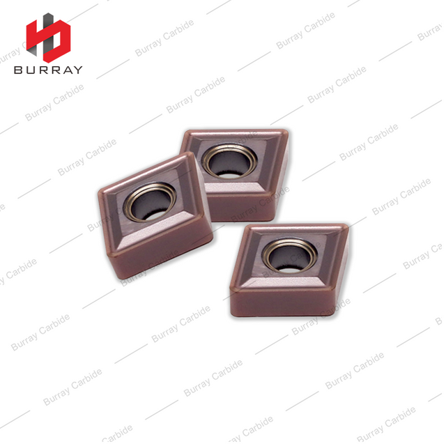 CNMG CNC Lathe Cemented Tungsten Carbide Insert for Internal Turning Tool CNMG090308-MS for Steel and Steel Stainless with PVD coating