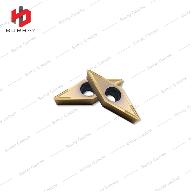 CNC Cutting Tools VCMT Carbide Insert Turning Inserts VCMT160404 08 MS with 35° Rhombic 7° Positive Flank Inserts