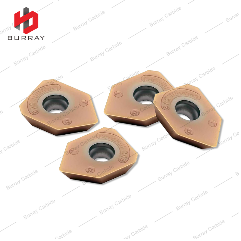 CNC Milling Cutter Tools R245-12T3E-W 1020 Carbide Milling Insert for Processing Cast Iron