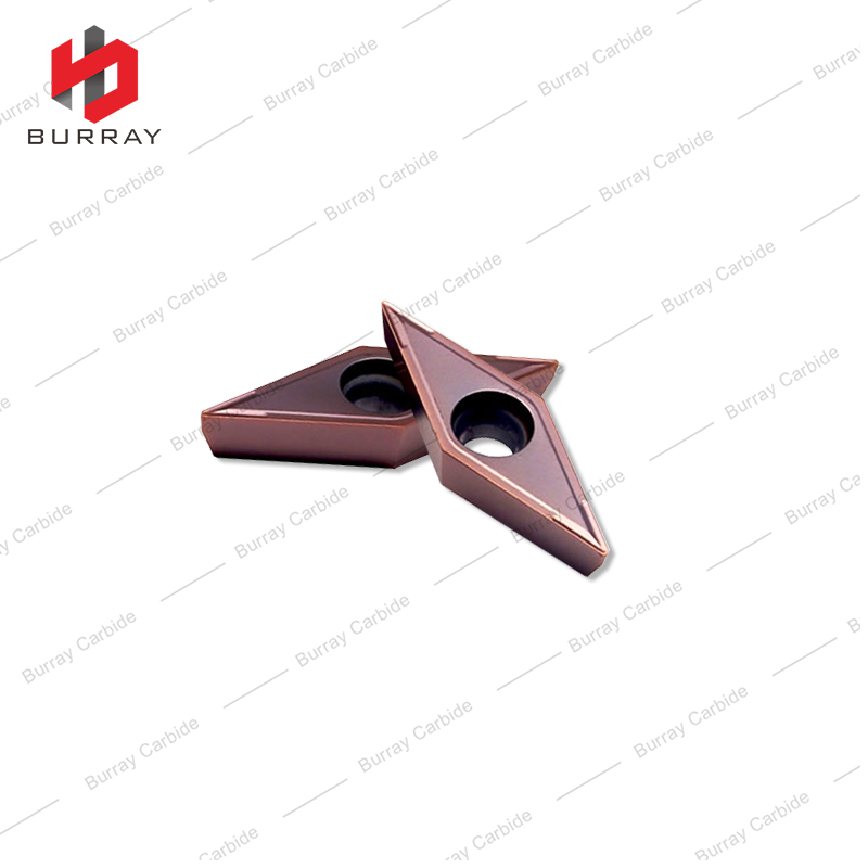 High Precision VCMT160404-GV Tungsten Carbide Turning Insert VCMT Insert with PVD Coating for Stainless Steel