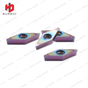 Cemented Carbide Cutting Tools VCMT160408-N Carbide Turning Insert VCMT Inserts with PVD Coated for Titanium Alloy Quenched Steel 