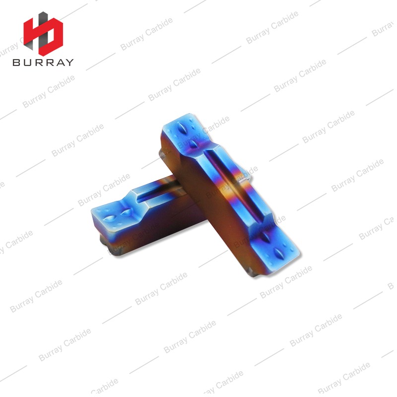 MGMN600-M Heavy-duty 6.0mm Double-Ended Grooving Insert High Hardness Materials Blue-nanol Caoting and Non-Ferrous Metal Machining