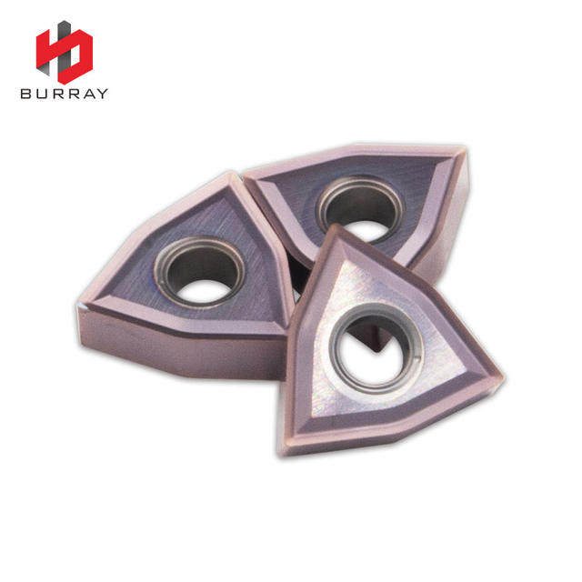 WNMG080404-MS Turning Inserts Manufacturer Machine Tool Hardness Carbide PVD Coating High Working Efficiency