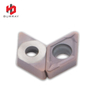 DCMT070208-TF CNC Lathe Turning Tools Inserts Tungsten Carbide Inserts with Purplish Red PVD Coating for Steel
