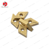 DNMG150408-SL CNC Carbide Inserts for Steel with Golden Yellow CVD Coating Metal Working Tool