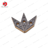 CNC Lathe Cutting Tool VNMG160404-TM Tungsten Carbide Turning Inserts With Bi-color CVD Coating