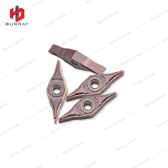 VNMG160404-MF Carbide External Turning Insert CNC Lathe Tool with PVD Coating for P/M/S