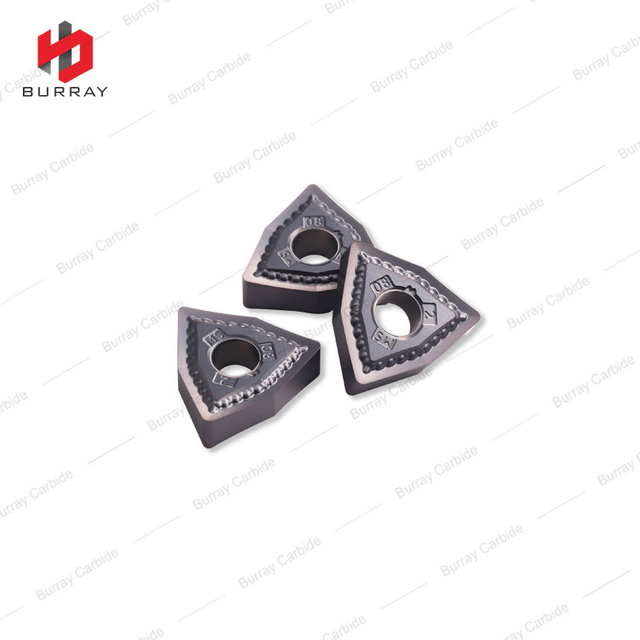 Carbide Inserts WNMG080408-SM Grade M Hexagonal Insert for Semi-finishing of Stainless Steel