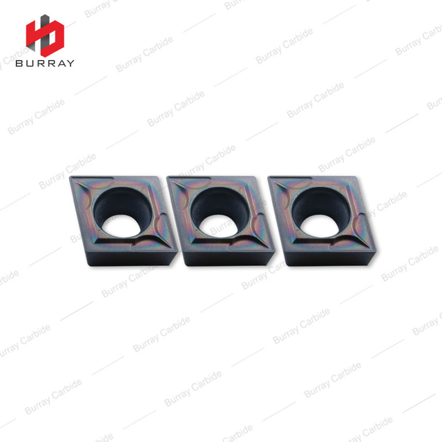 High Performance semi-finishing Machining Cutter CCMT060202-MS Carbide turning Inserts With Colorful PVD Coating 