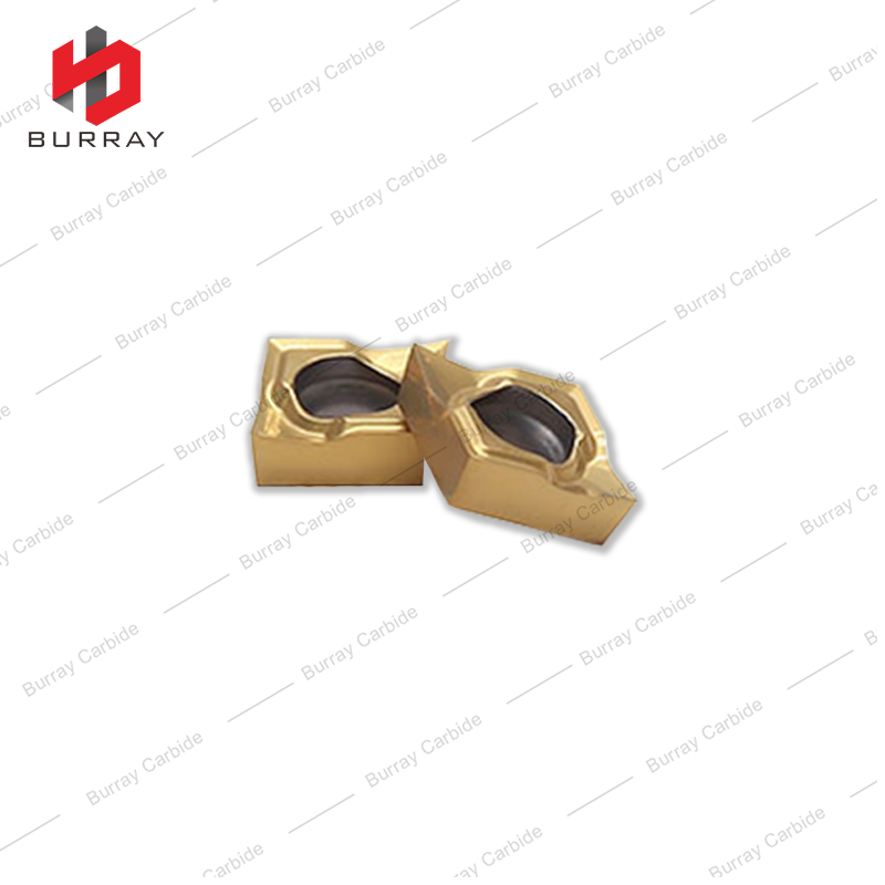 CNC Insert Rhombic Turning Insert CCGT with PVD Coated Finish Turning Insert CCGT060201-YL for Steel and Stainless Steel 
