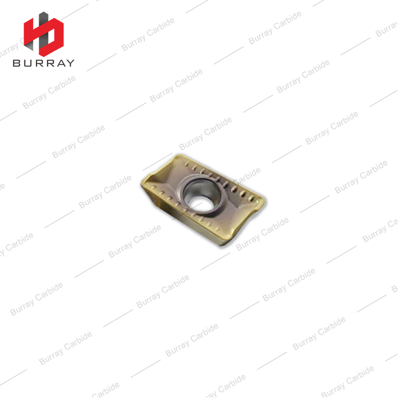 APMT11T308-GM CNC Milling Insert for Processing Steel and Stainless Steel with Yellow PVD Coating