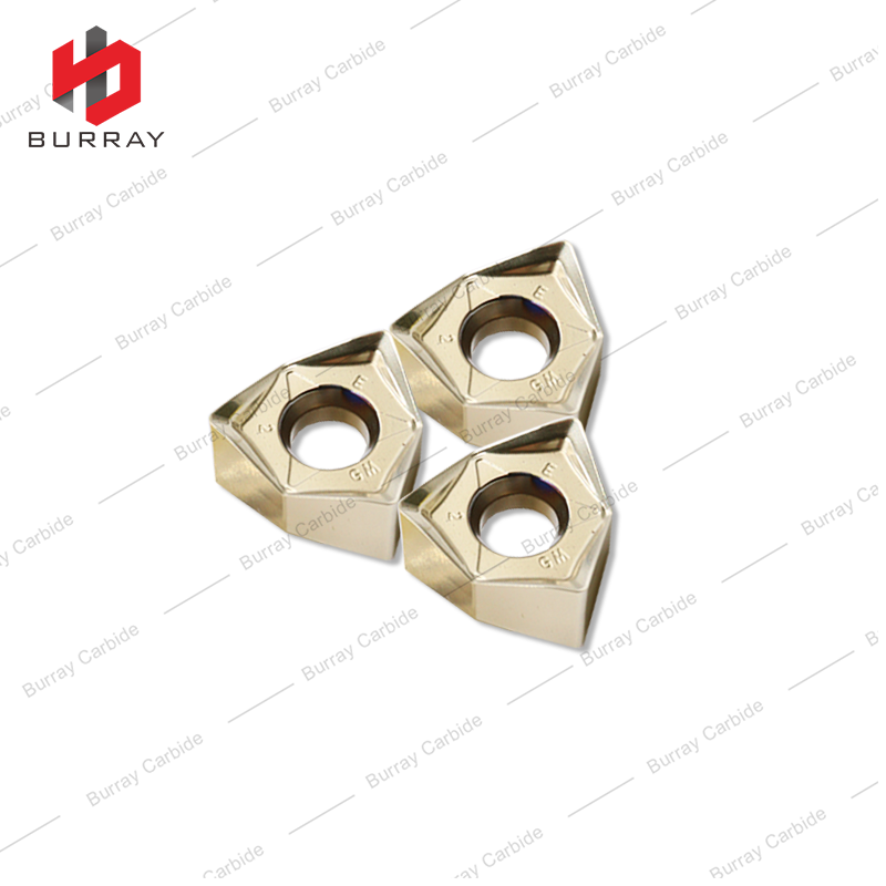 CNC High Feed Titanium Alloy Heavy Milling Cutter Insert WNMU080608EN-GM for Face Mill Cutter