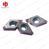 DCMT11T304-N 55° Rhombic CarbideTurning Insert PVD Coated for Internal CNC Turning Tool