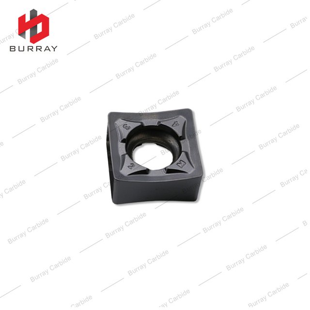 SNEU1206ANEN-GM Double Sided 4 Flutes High Feed Milling Insert PVD Coated for Steel and Stainless Steel Roughing for Machining