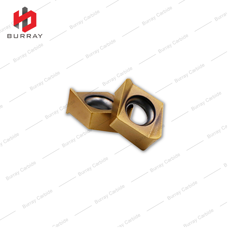 4NMT060308R Carbide Milling Inserts Yellow Coated CNC Turning for Milling