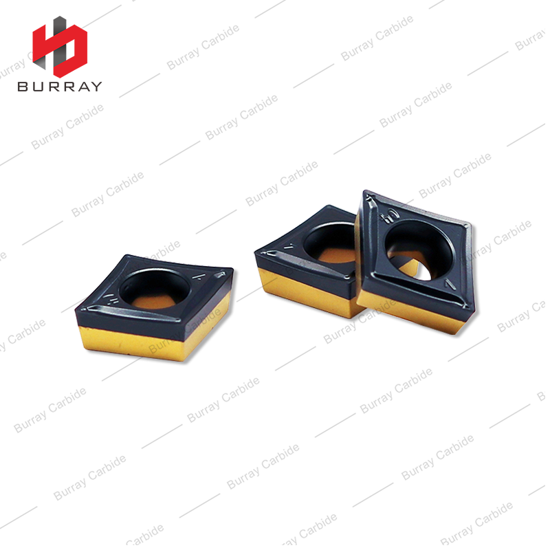 Carbide Inserts CNC Turning Parts Machinery CCMT09T304-63 with CVD Coated for Steel Roughing Machining