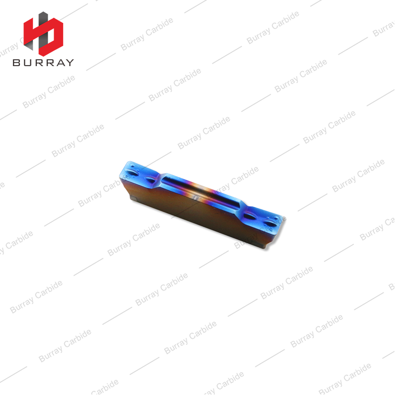 Tungsten Carbide Grooving Inserts MGMN300-M MGMN400-M for Quenched Stainless Titanium Alloy with Colorful PVD Coated