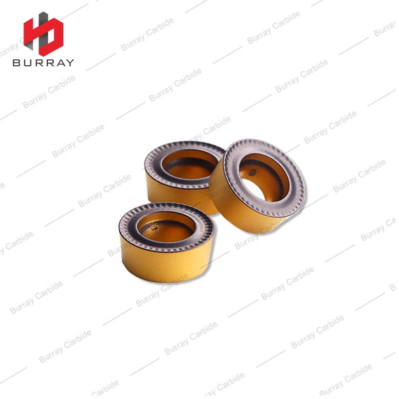 CNC Round Inserts RCMT1204MO Milling Inserts with CVD Coating for Steel and Stainless Steel