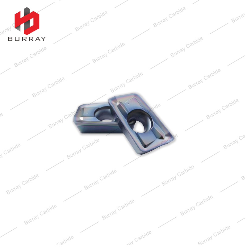 Tungsten Carbide Milling Inserts CNC Cutting Insert APMT1604PDER-JC High Hardness with Colorful PVD Coating for Steel and Stainless Steel Machining 