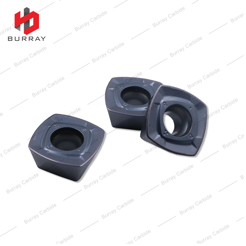SDMT120512-RD Carbide Inserts for High-Feed Milling Roughing PVD Coating Cast Iron and Stainless Steel