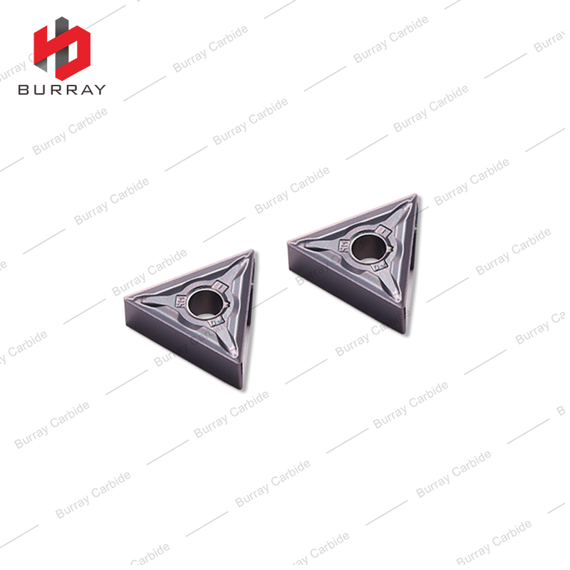 CNC Triangular Turning Tools Tungsten Carbide External Turning Insert TNMG160402/04/08 MS/65 with PVD Coating