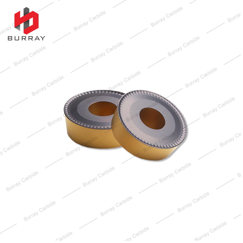 RCMT2507-53 with CVD Coated Heavy-Duty Milling Inserts RCMT Round Milling Cutters for Steel/Stainless Steel Rough Machining