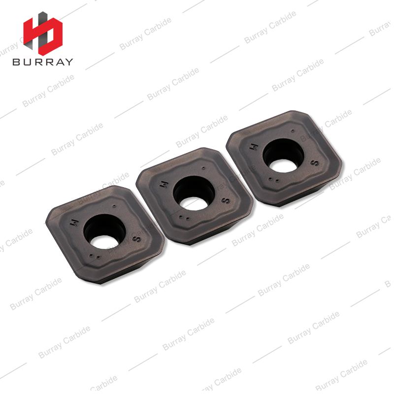 CNC Face Milling Inserts SEET12T3 Square 45 Degree Face Milling Cutters for Steel and Cast Iron Machining Cutting Tool