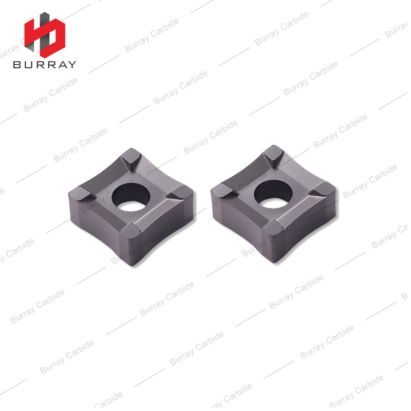 Tungsten Carbide Inserts SNMX1907-R35 Carbide High Feed Milling Inserts SNMX Square Shape