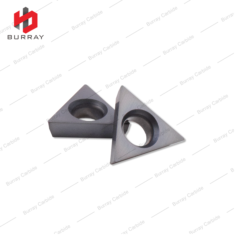 External Turning TPGW090202 Triangular Turning Indexable Inserts without Chipbreaker for Finishing to Medium Cutting