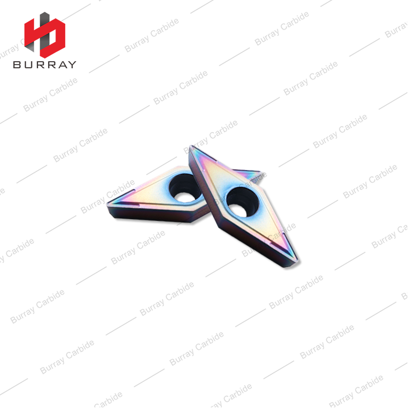 Cemented Carbide Cutting Insert Titanium Alloy Quenched Steel Inserts VCMT110304-MS with PVD Coated